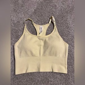 Balance (Now Vitality) Yellow Crop tank